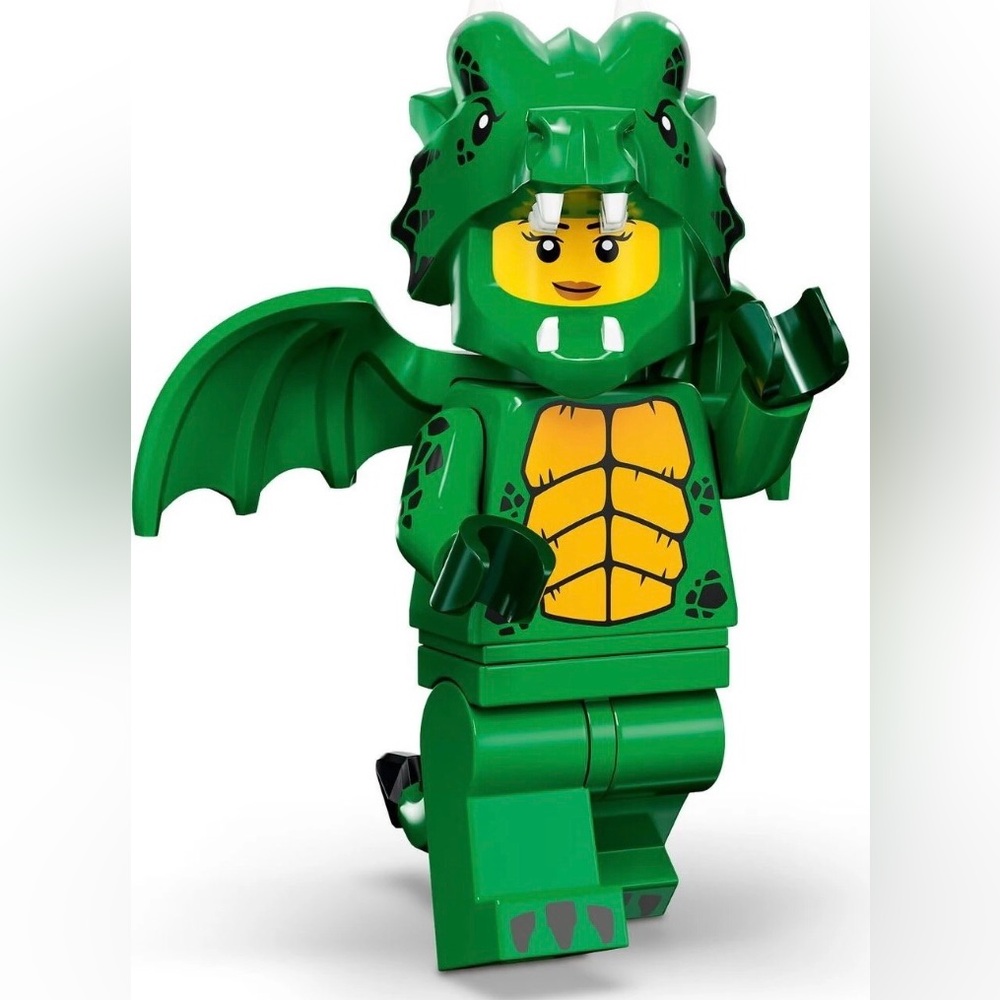 LEGO Green Dragon Costume Series 23 Collectible Minifigure 71034 New